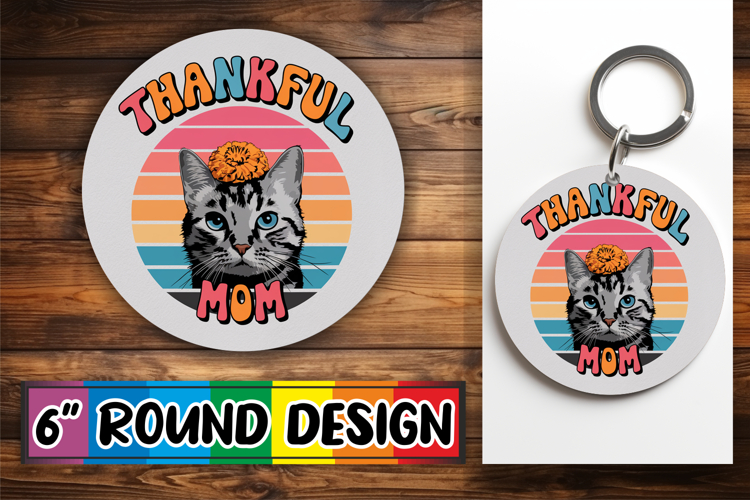Joyful Ornaments Circle PNG, Cat Lover
