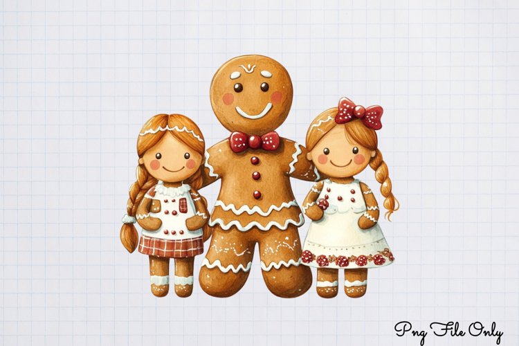 Christmas Gingerbread Clipart PNG