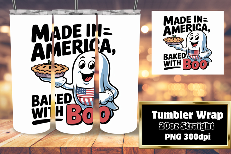 Creative 20oz Tumbler Wrap for Gifts , Funny Ghost