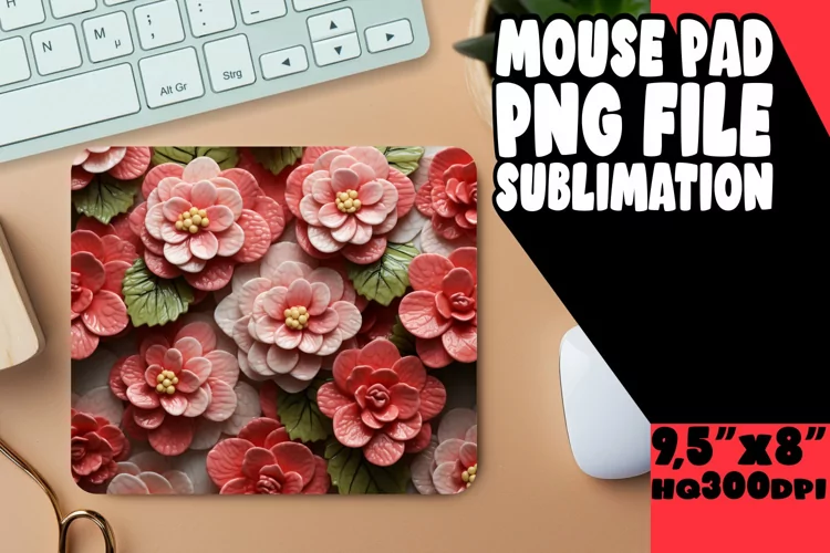 Artistry: 3D Flower Sublimation Pads