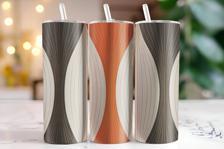 Abstract Tumbler Wrap | Sublimation | Tumblers example image 1