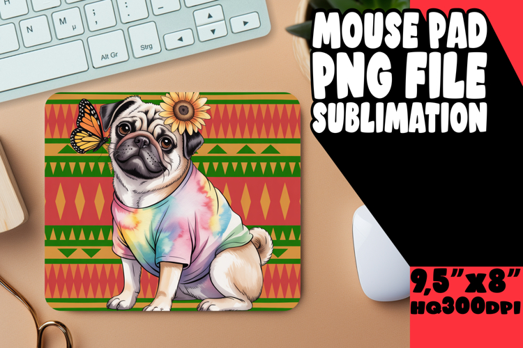 PLAYFUL MOUSE PAD DESIGN MAGIC, Cute Dog