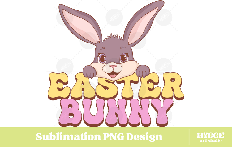 Easter Bunny Sublimation DTF Chick Farm Hip Hop Spring Joy