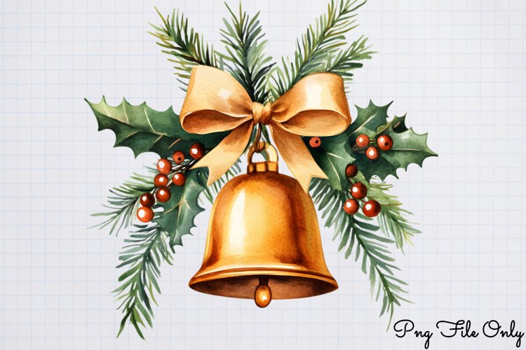 Christmas Watercolor Clipart Image 5