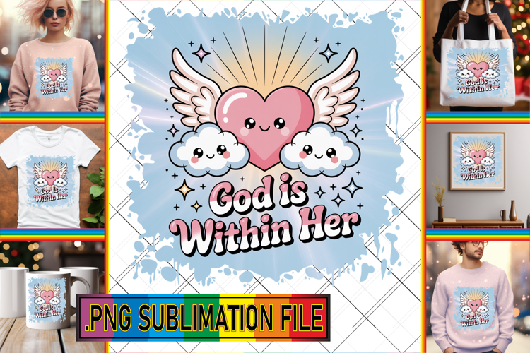 Playful TSHIRT Art Ideas PNG, Christian