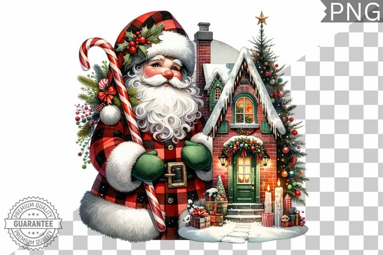 Santa Christmas Clipart Image 19