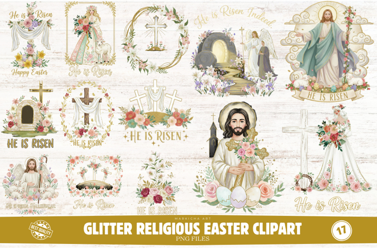 Religious Easter Clipart Image 9