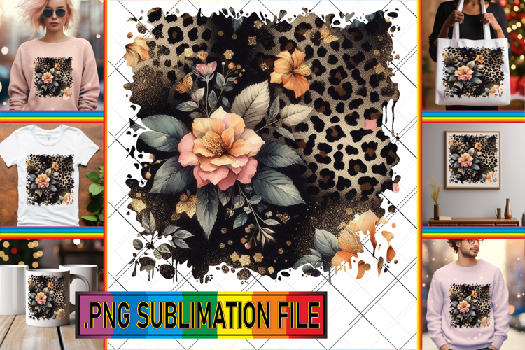 VIBRANT TSHIRT Ideas PNG, Leopard Prints