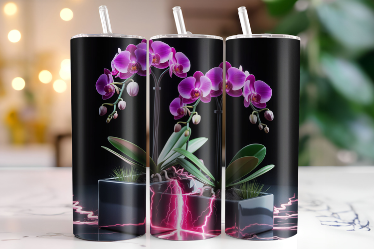 Flowers Tumbler Wrap | Sublimation | Tumblers