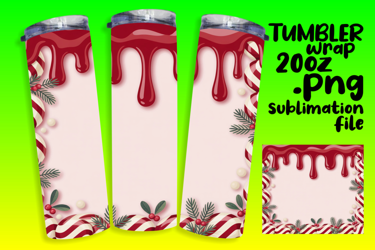 FRESH 20oz Tumbler PNG Design , Christmas
