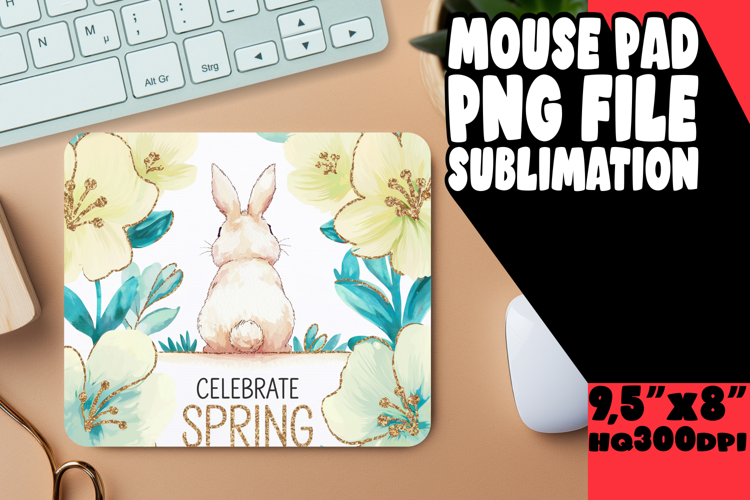 ENCHANTED MOUSE PAD FUN SUBLIMATION, Easter