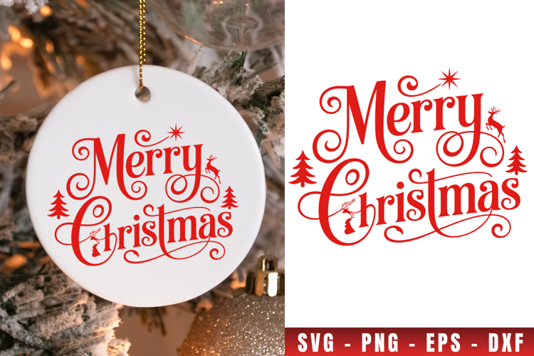 Merry Christmas Tree Svg Image 18