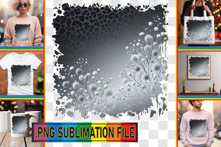 Sweet TSHIRT Art Ideas PNG, Leopard Prints