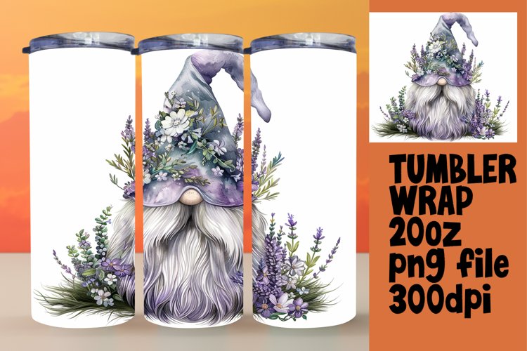 Whimsical Gnome Sublimation Tumbler Series