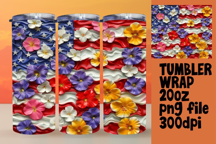 American Flag Sublimation Image 8