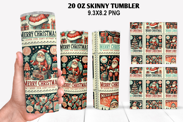 Christmas Tumbler Wrap Image 9