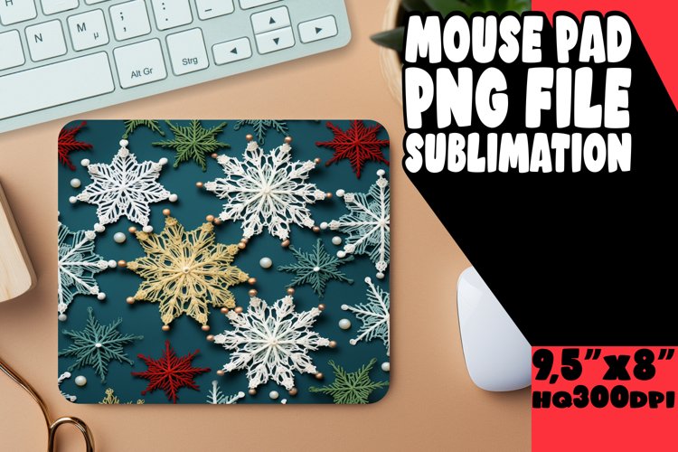 Holiday 3D Embroidered Pattern Pads