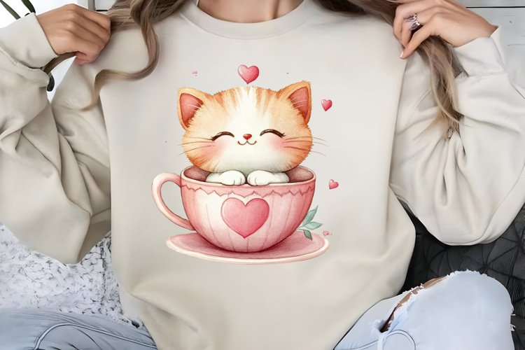 Cute Cat Clipart Image 11