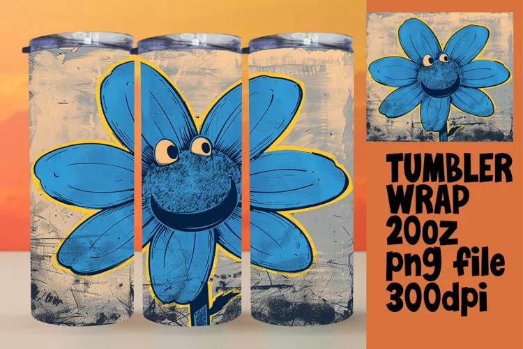 Summer Petal Parade: 20oz Tumbler Art