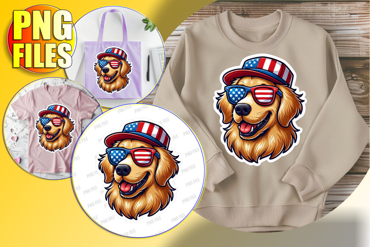 Charming TOTE BAG Magic Ideas, American Dog