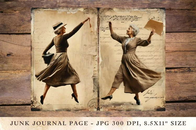 Printable Junk Journal Pages grandma 3