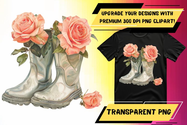 Prairie Perfection: Watercolor Floral Sublimation