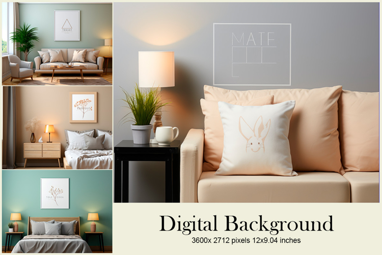 Living Room Couch Backdrops Sofa Summer Background Wallpaper