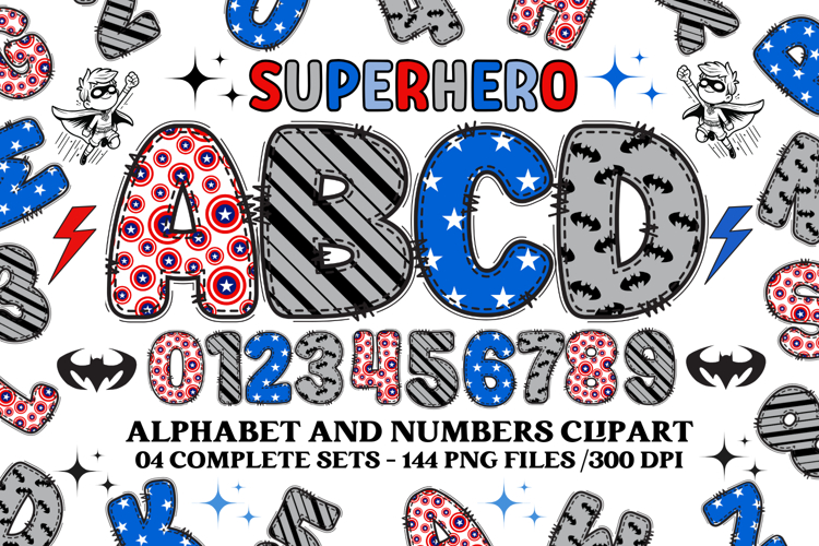 Superhero Alphabet Image 3