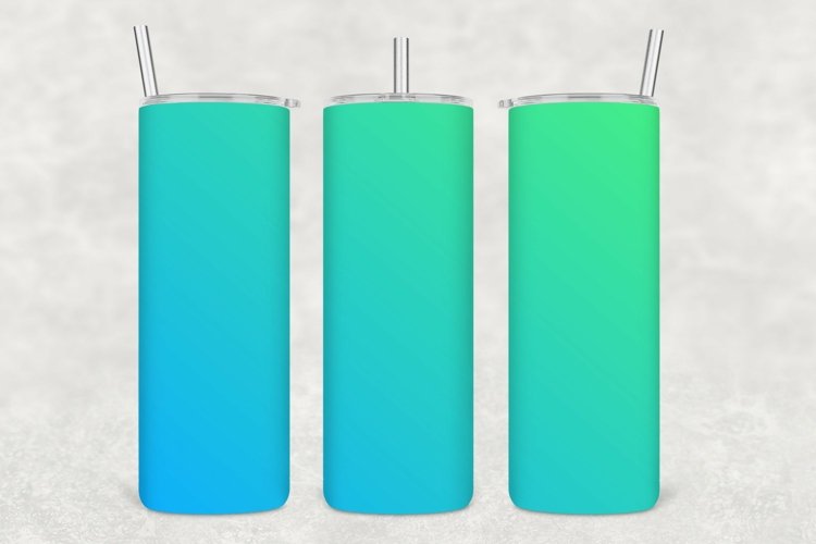 Ombre Gradient Tumbler Wrap Sublimation