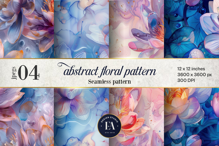 Abstract Floral Dreamy Paper| Floral pattern