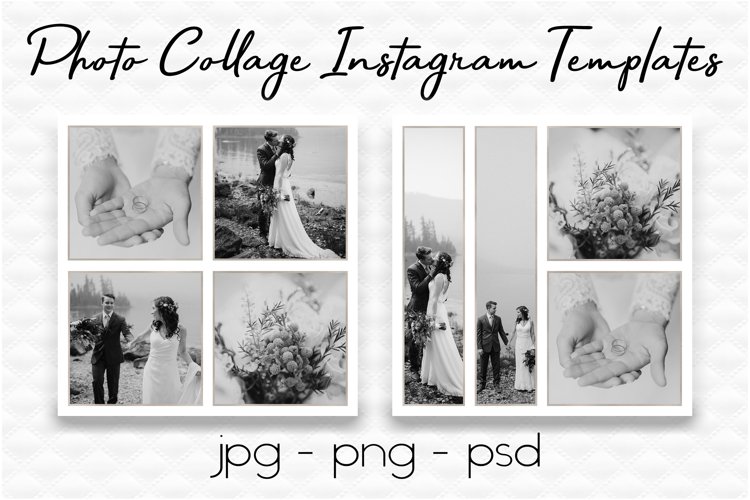 White & Silver Instagram Templates | Social Media Templates example image 1