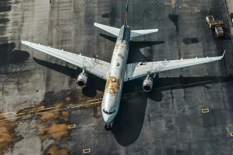 Airline aerial stock photography
