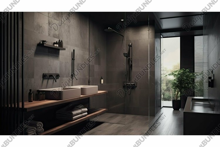 modern dark stainless steel example image 1