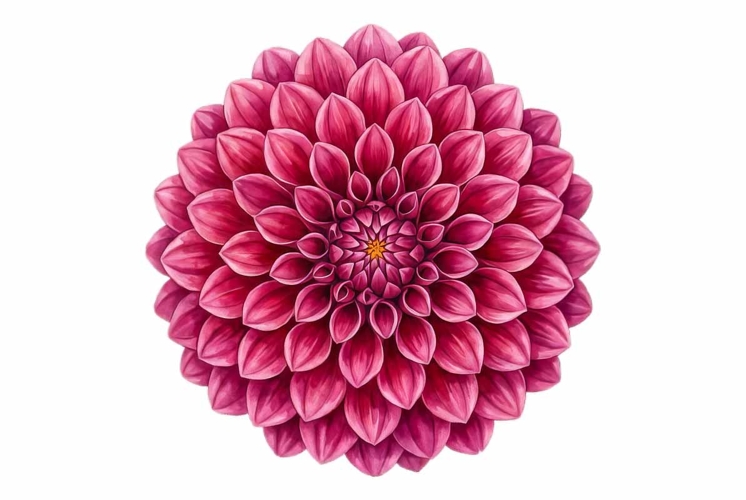 Watercolor soft bouquet with green leaves