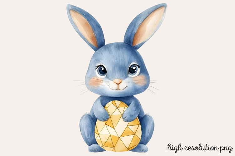 Geometric Pastel Easter Clipart PNG