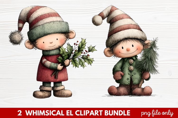 Cute Elf Clipart