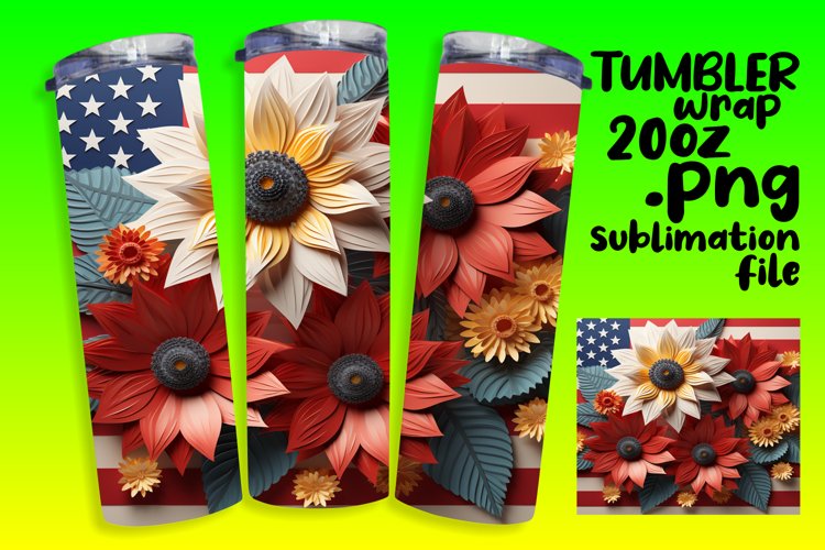 Sunflower Patriotism Elegance