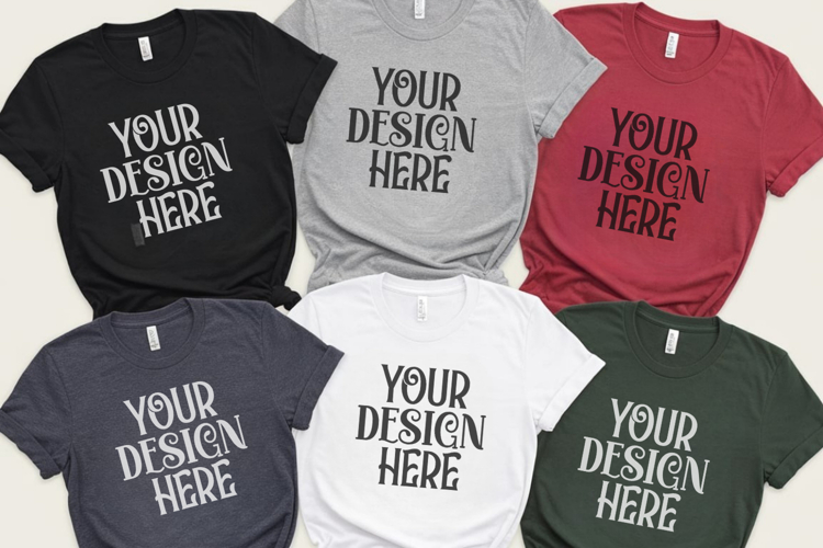 Christmas Family Matching Group T-Shirt Mockup