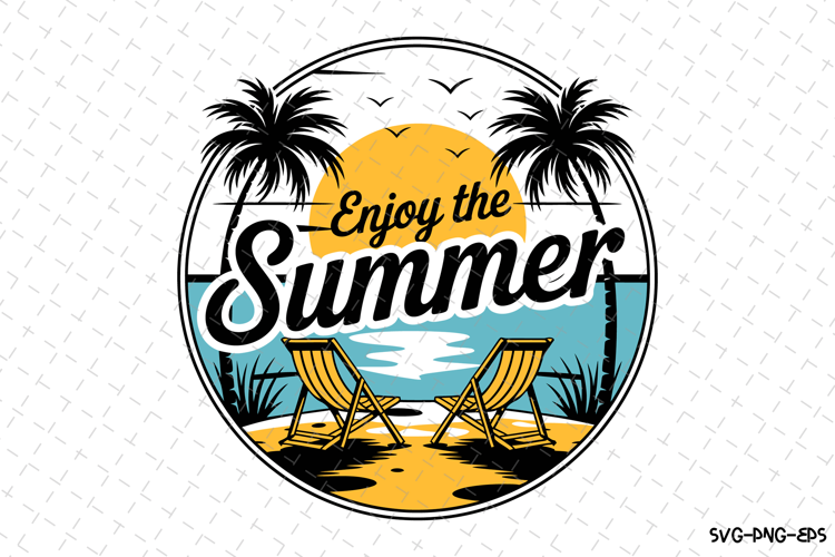 Enjoy the Summer SVG Design | Summer | SVG Cut files
