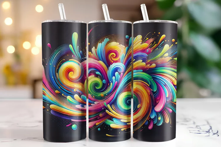 Abstract Tumbler Wrap | Sublimation | Tumblers