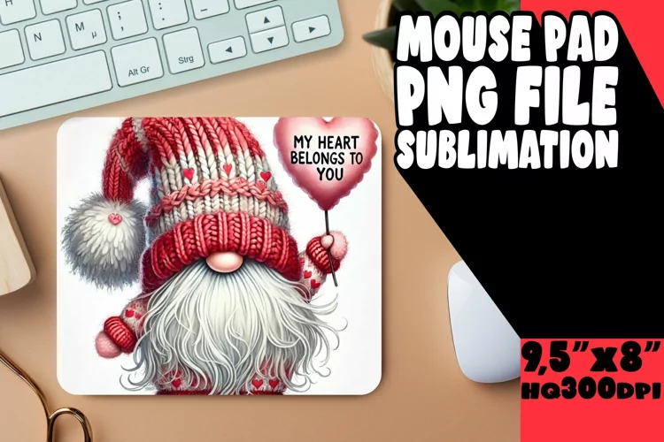 Joyful DESK PAD Creative Art, Gnomes
