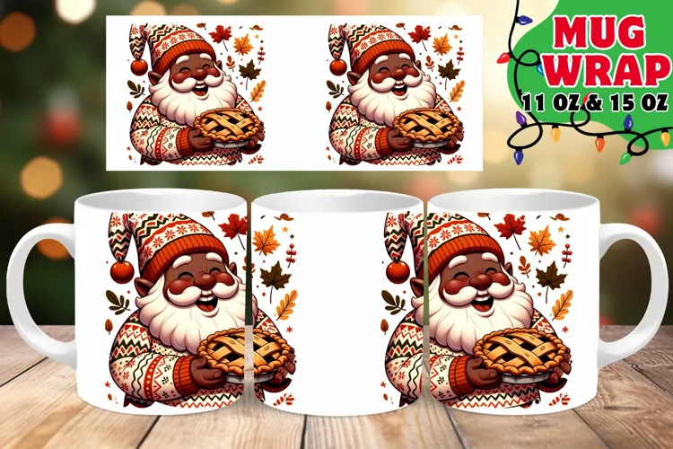 GNOME XMAS GLOW 11OZ 15OZ MUG WRAP