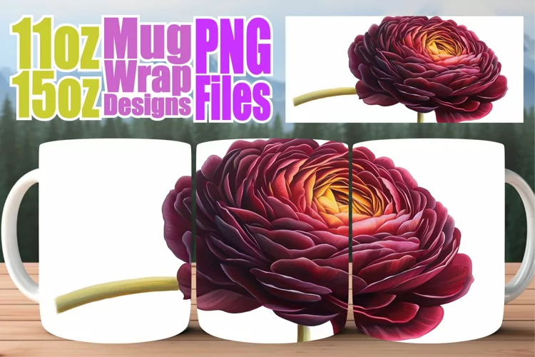Blooming Beauty Mug: Sublimated Floral Elegance