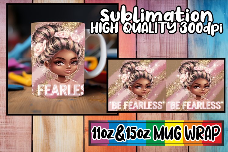 Playful evenings 11oz 15oz sublimation wrap, Woman example image 1