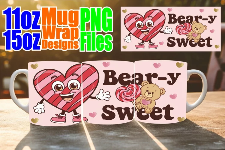 Sweet memories 11oz 15oz sublimation wrap, Valentines