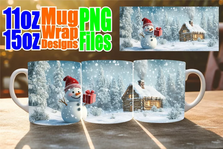 Wholesome memories sublimation wrap, Winter