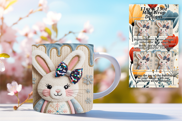 Vibrant 11oz Mug Wrap Png Design , Holiday