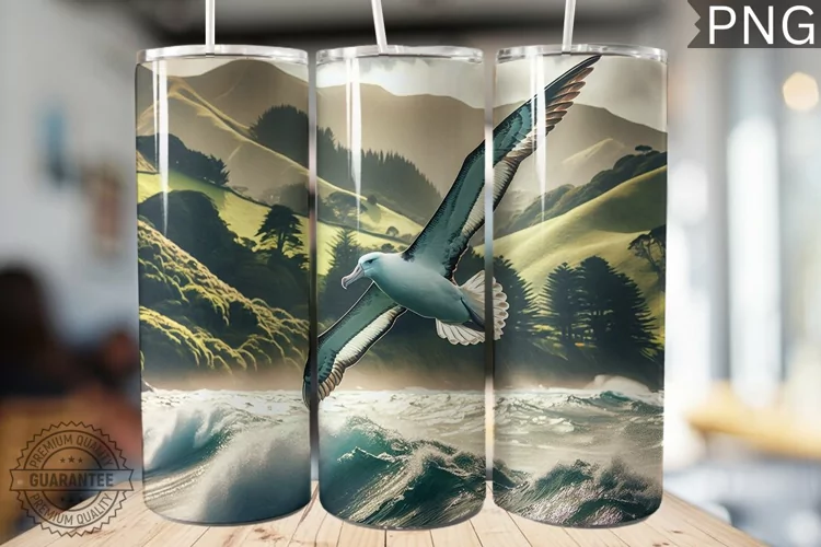 Albatross Tumbler Wrap - Albatross Tumbler Design