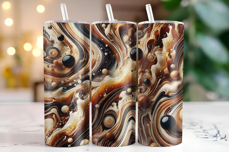 Abstract Tumbler Wrap | Sublimation | Tumblers
