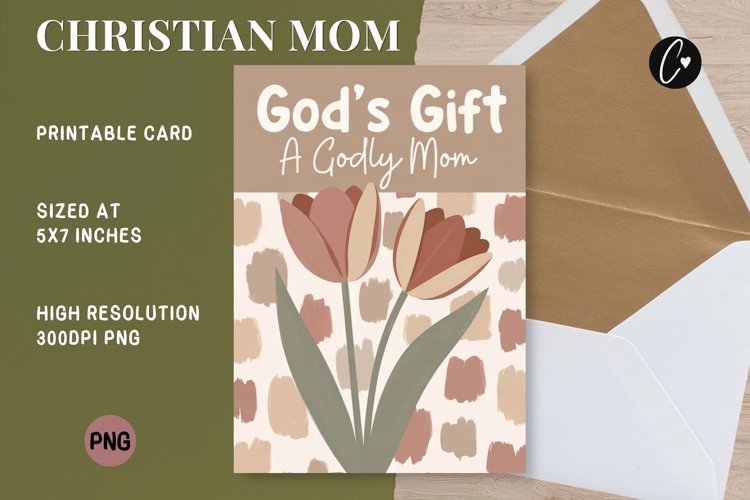 Christian Mothers Day Card | Bible Verse Printable